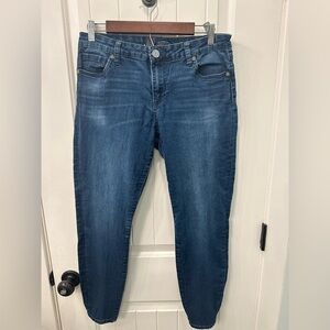 Kut From The Kloth Women's Size 10 Dark Wash Ankle Skinny Jeans
